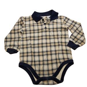 TKS polo long sleeve onesie 18 months
